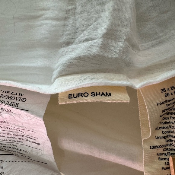 Anthropologie pair (2) Euro shams - Picture 9 of 12